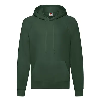 Zielona bluza męska z kapturem Lightweight Hooded Sweat Fruit of the Loom