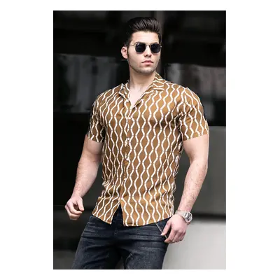 Madmext Camel Men's Shirt