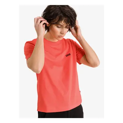 Light red women's T-shirt Vans Junior V Boxy - Women