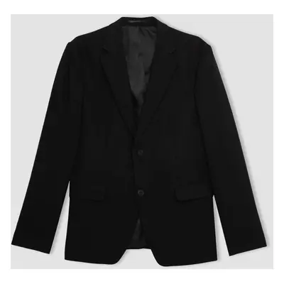 DEFACTO Modern Fit Buttoned Lined Blazer Jacket