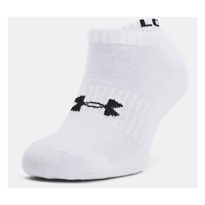 Under Armour Ponožky Core No Show 3Pk-WHT