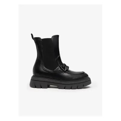 NeroGiardini Black leather chelsea boots Nero Giardini - Women's