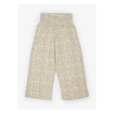 Beige girly floral pants name it Justice - Girls