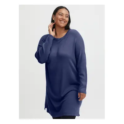 Navy blue sweater dress Fransa - Women