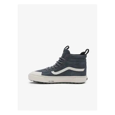 Dark blue men's suede ankle sneakers VANS SK8-Hi - Men's