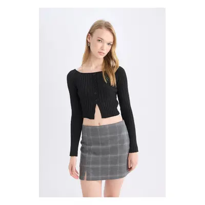 DEFACTO Fitted Off Shoulder Knitwear Sweater