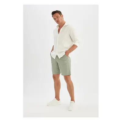 DEFACTO Regular Fit Gabardine Bermuda Shorts