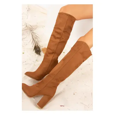 Fox Shoes Women's Tan Suede Boots