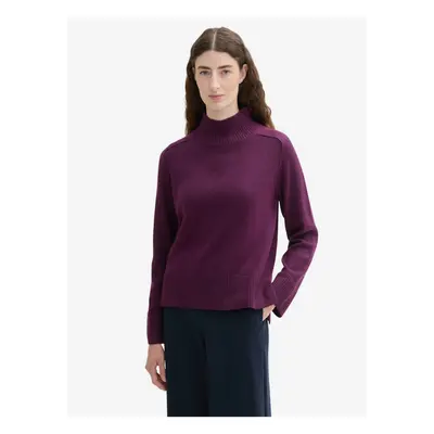 Burgundy women's sweater Tom Tailor - Women