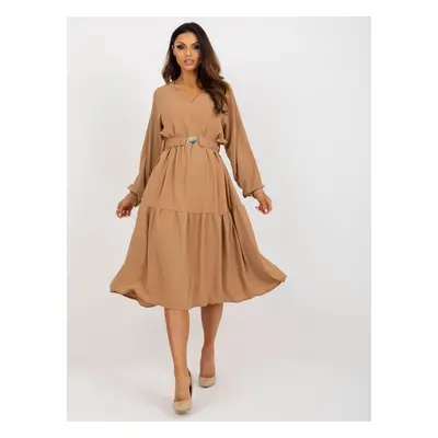 Dress-TW-SK-BI-2021706.93P-camel