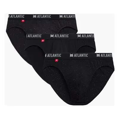 3-PACK Men's Atlantic Sport briefs - black