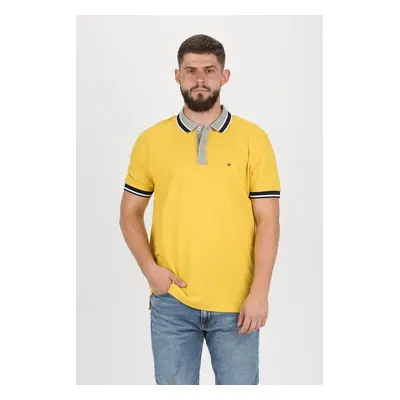 Tommy Hilfiger Polo shirt - CONTRAST PLACKET REGULAR POLO yellow