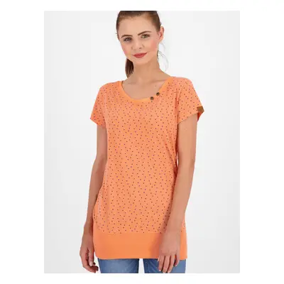 Orange women's patterned long T-shirt Alife and Kickin - Women's