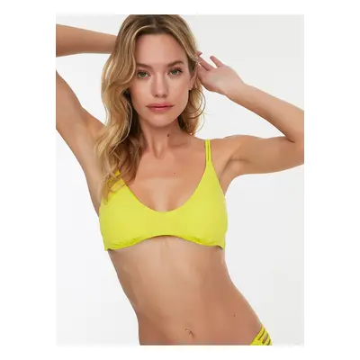 Yellow women's bikini top Trendyol - Women