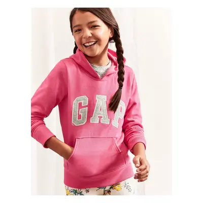 Pink Girl's Sweatshirt GAP Logo hoodie sweatshirt