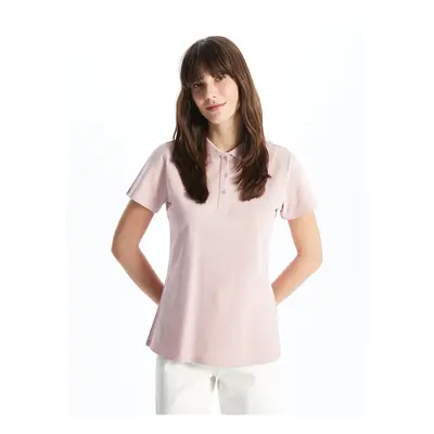 LC Waikiki Polo Neck Plain Short Sleeve Women's T-Shirt