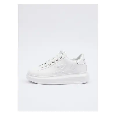 White leather women's sneakers KARL LAGERFELD - Women's