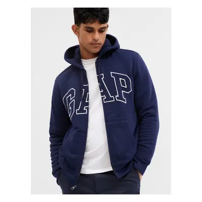 GAP Sweatshirt with sherpa logo - Men