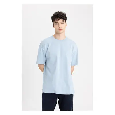 DEFACTO Boxy Fit Crew Neck Short Sleeve Basic T-Shirt