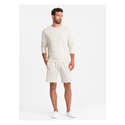 Ombre Men's sweatshirt set sweatshirt + shorts