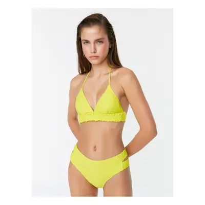 Neon yellow bikini bottom Trendyol - Women's