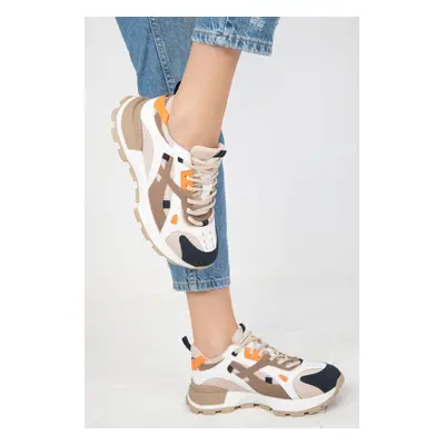 Soho Mink-White Women's Sneakers