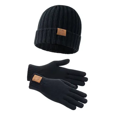 Lonsdale Unisex Beanie and Glove Set