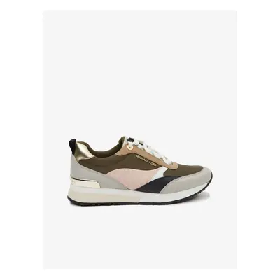 Grey-khaki women's leather sneakers Michael Kors - Women's