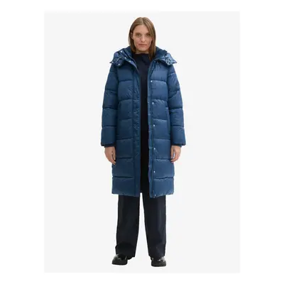 Blue women's winter quilted coat Tom Tailor - Women's