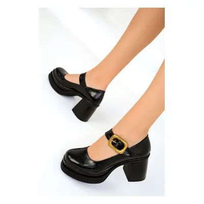 Soho Black Women's Classic High Heel Shoes