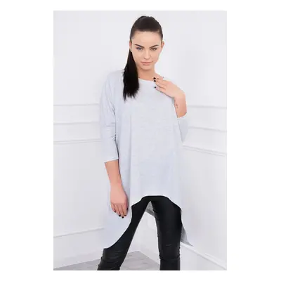 Oversize blouse light grey