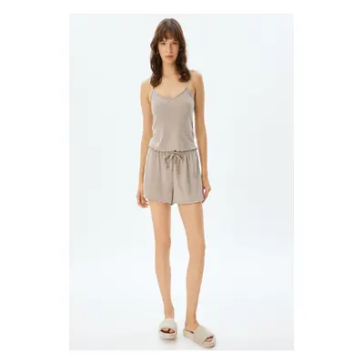 Koton Light Brown Women's Shorts & Bermudas