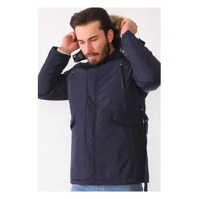 M8633 DEWBERRY MEN'S COAT-NAVY BLUE