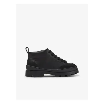 Black girl's leather shoes Camper Brutus - unisex