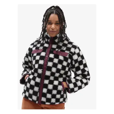 White-Black Women's Plaid Jacket VANS - Women