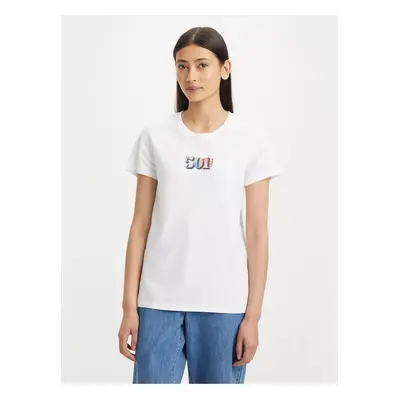 Levi&#39;s White Women&#39;s T-Shirt Levi&#39;s® - Women