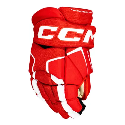 CCM Tacks AS Red/White Senior inch hockey gloves