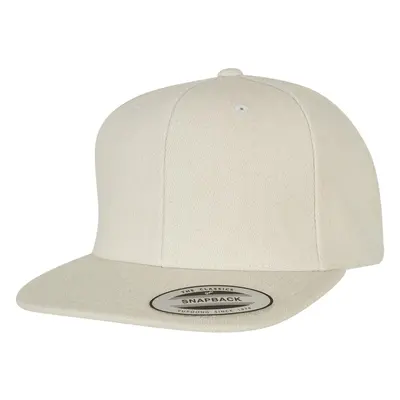 Melton Wool Snapback White