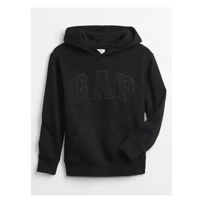 Black Boys' Children's Sweatshirt GAP Logo v-tonal after