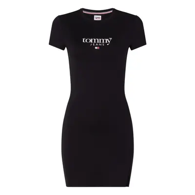 Tommy Jeans Dress - TJW ESS LOGO BODYCON DRESS black