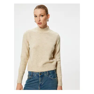 Koton Turtleneck Knitwear Sweater Long Sleeve Soft Textured