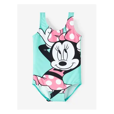 Turquoise girl's swimsuit name it Mosa Minnie - Girls