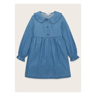 Blue Girly Denim Dress Tom Tailor - Girls