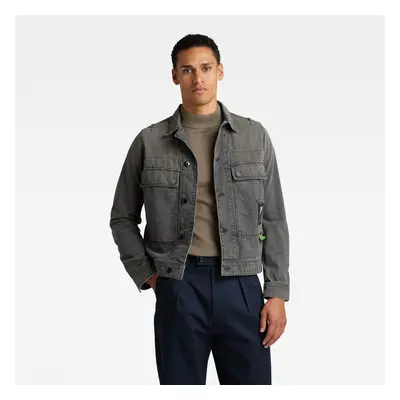 G-STAR Jacket - Utility Flap Pocket Jacket Grey