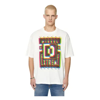 Diesel T-shirt - T-WASH-E2 T-SHIRT white