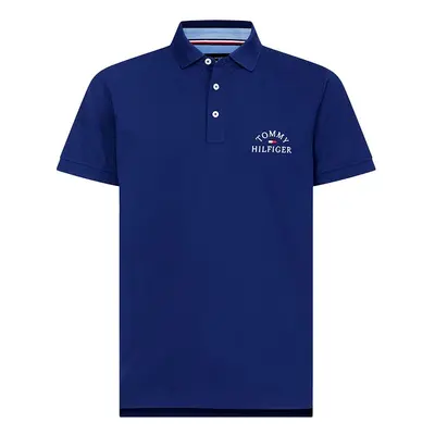 Tommy Hilfiger Polo T-shirt - ARCH ARTWORK REGULAR POLO blue