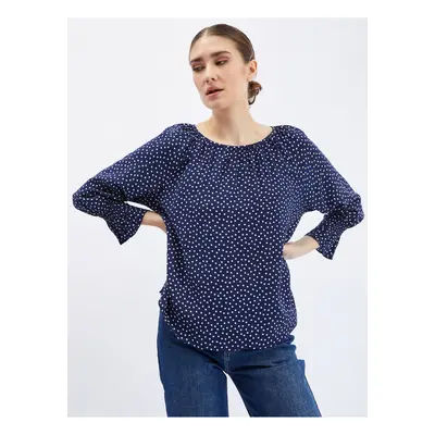 Orsay Dark blue lady polka dot blouse - Women