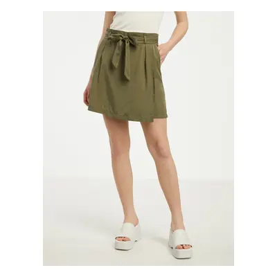 Khaki ladies skirt CAMAIEU - Women