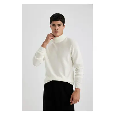 DEFACTO Standard Fit Turtleneck Sweater