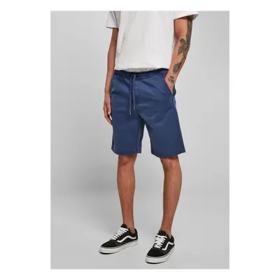 Stretch Twill Joggshorts Dark Blue